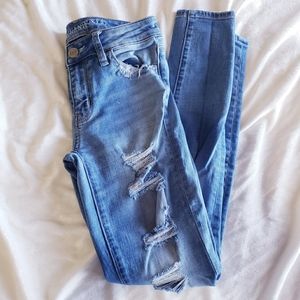 American Eagle Skinny Jeggings, Size 0 Short